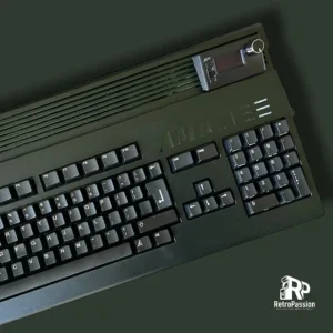 Amiga A1200 New Black Case - Black Keycaps - GoDrive