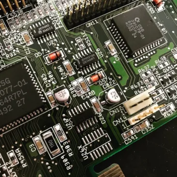 Amina 1200 Mainboard recapped