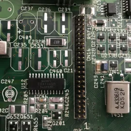 Amiga 1200 Mainboard before recapping