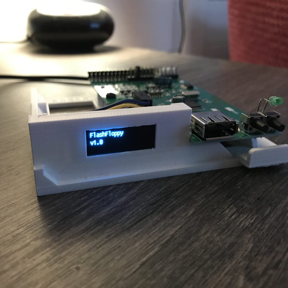Lecteur émulateur Gotek Pour Amiga 1200 - Neuf - Avec OLED, Base Et Câbles