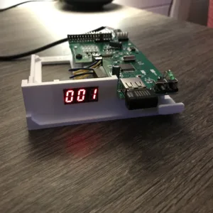 Amiga 600/1200 Gotek (FlashFloppy) with Printed Mount, 3 Digit