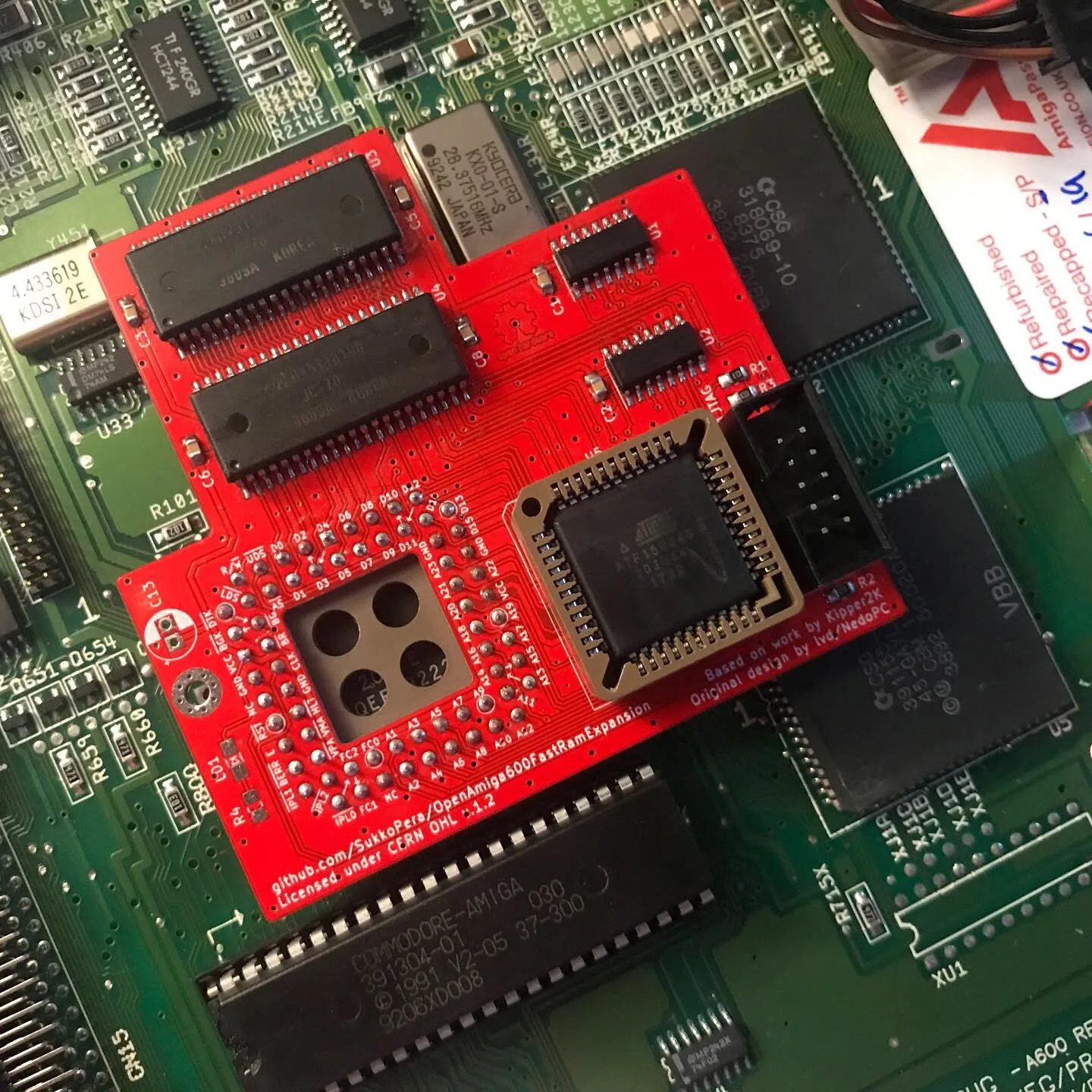 Amiga 600 4Mb Fastram Amiga 600 4Mb Fastram