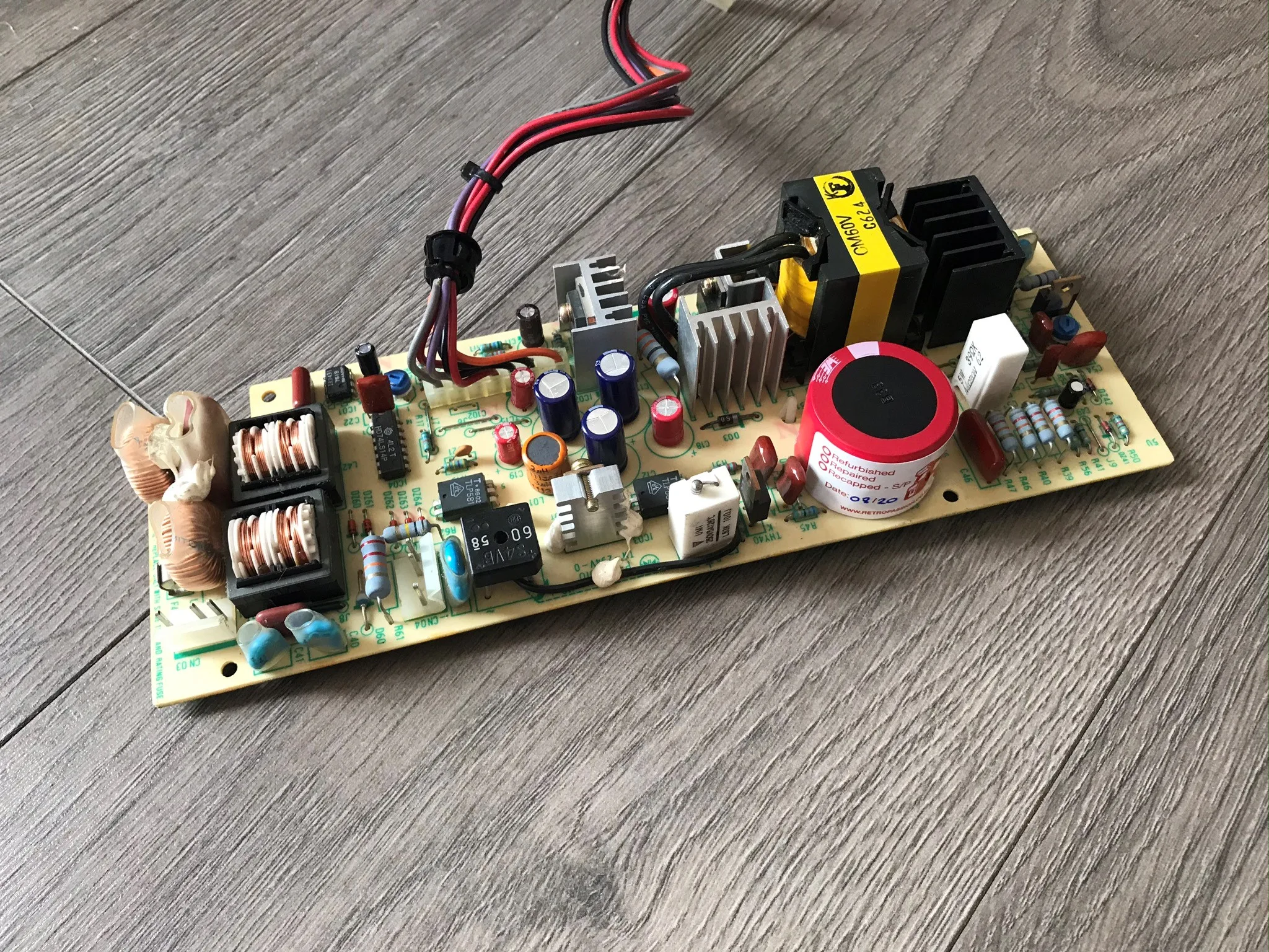 Amiga 1000 PSU Recapping Completed Amiga 1000 PSU Recapping Completed