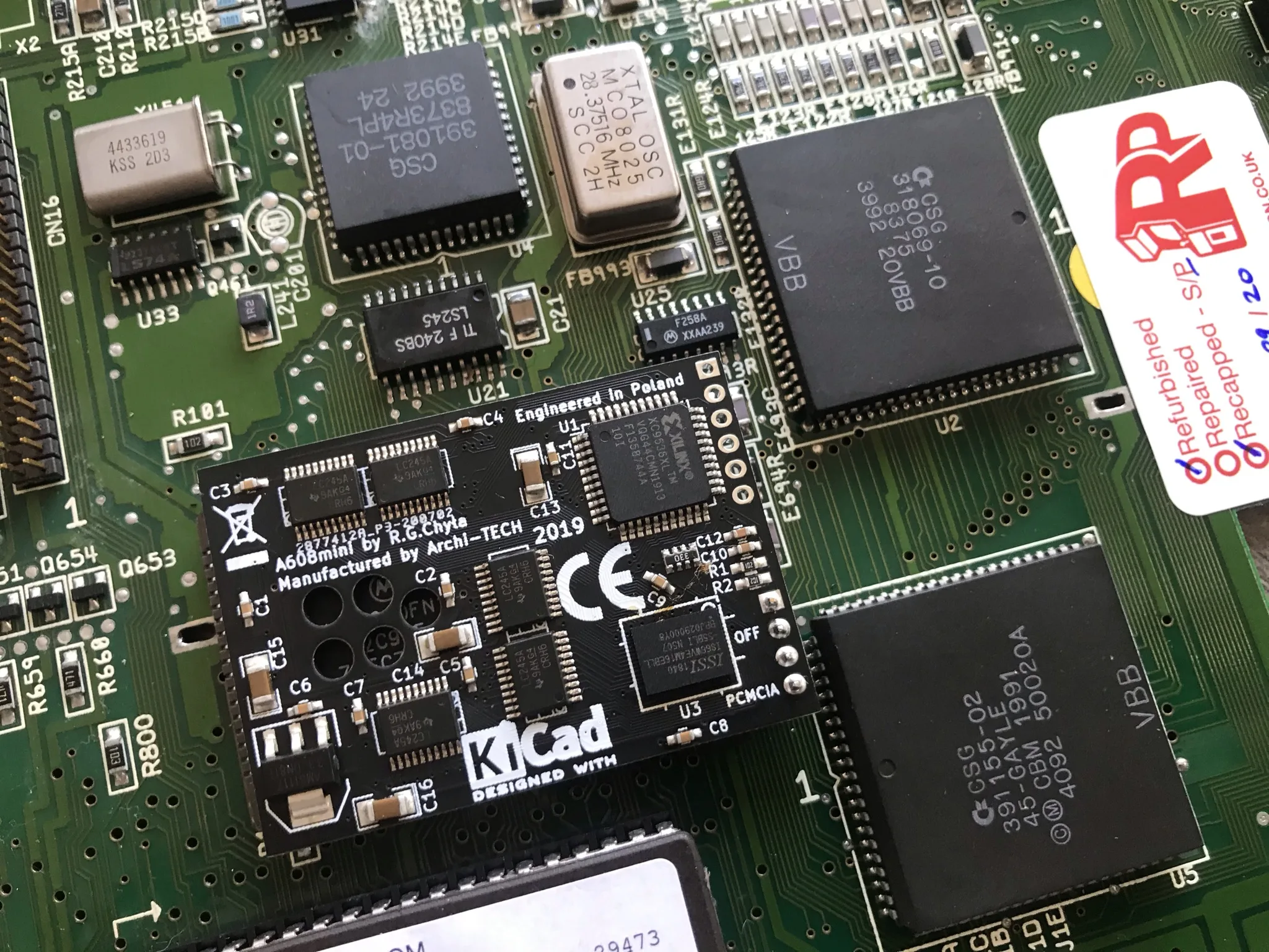 Amiga 600 A608 Mini 8Mb Fast Ram Card Amiga 600 A608 Mini 8Mb Fast Ram Card