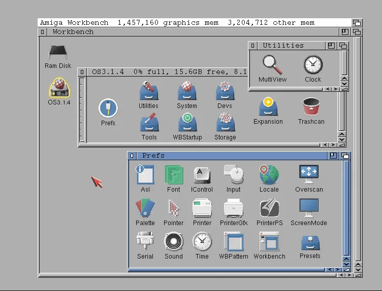 Amiga OS 3.1.4 Amiga OS 3.1.4