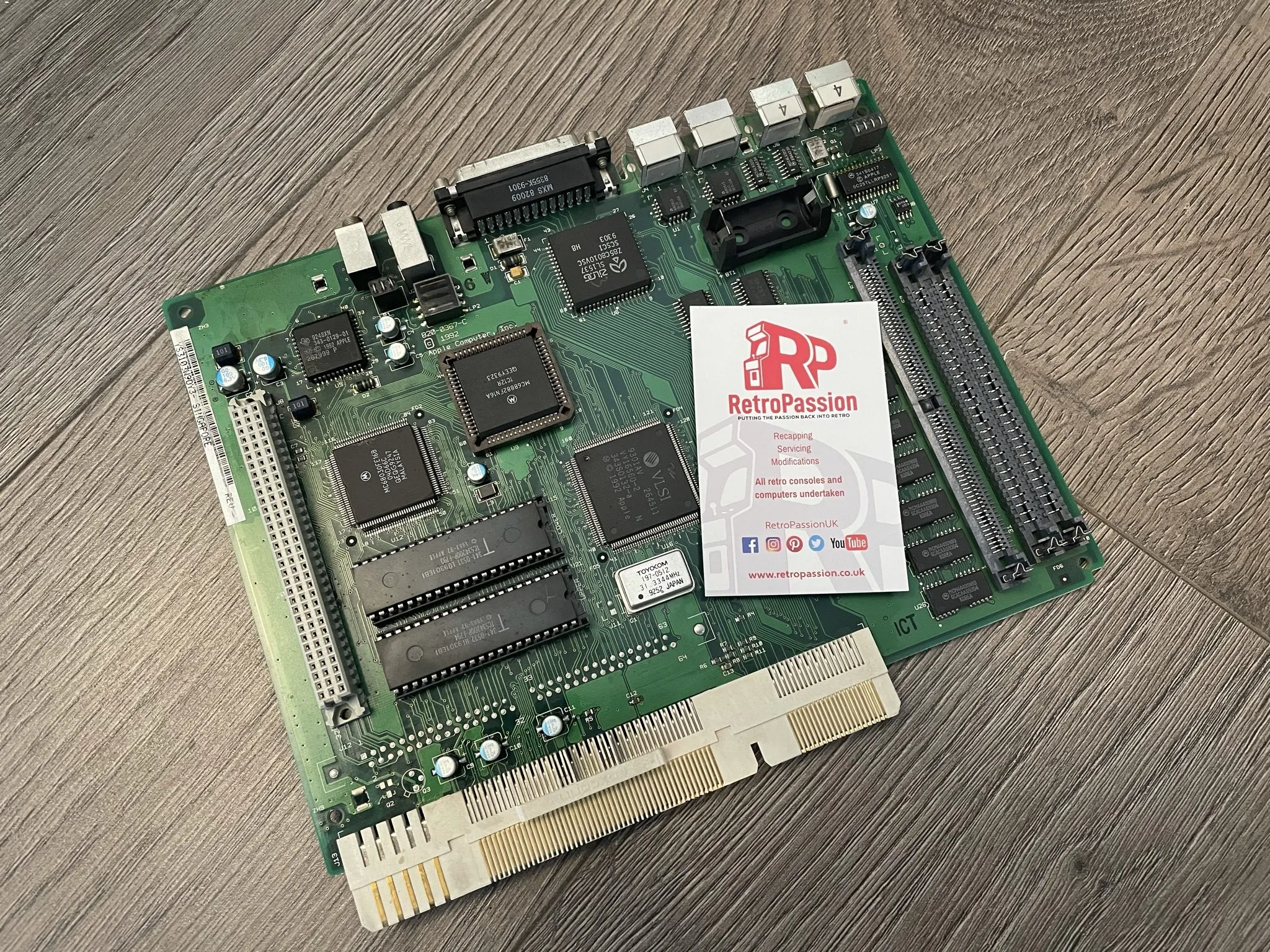 Macintosh Colour Classic Logic Board Recapping Service Macintosh Colour Classic Logic Board