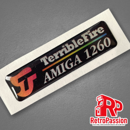 Amiga 1200 Case Badge - TF1260 Black