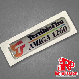 Amiga 1200 Badge - TF1260 Silver