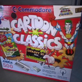 Amiga A500 Cartoon Classics Reproduction Box