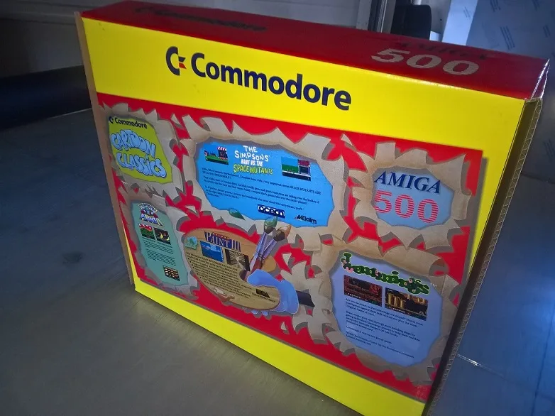 Amiga A500 Cartoon Classics Reproduction Box Amiga A500 Cartoon Classics Reproduction Box