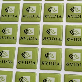 Nvidia PC Case Badge Green