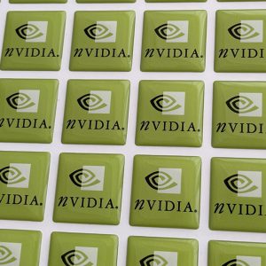 Nvidia PC Case Badge Green