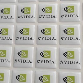 Nvidia PC Case Badge White
