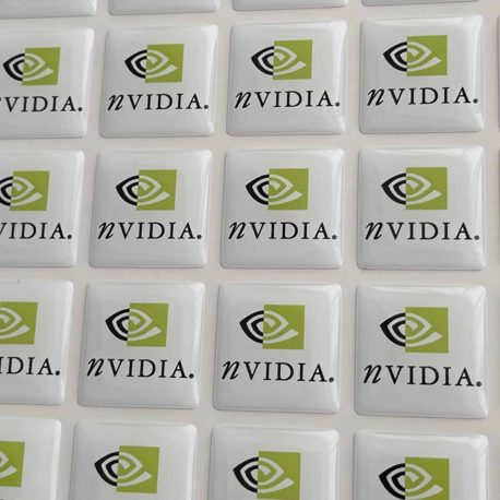 Nvidia PC Case Badge White