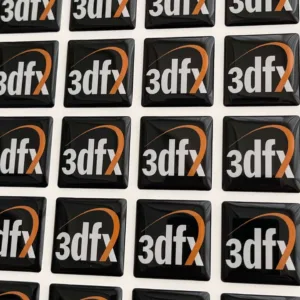 Intel Pentium III PC Case Badge Black