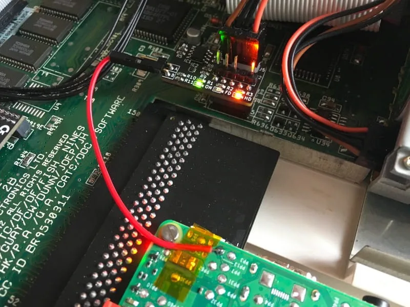 Amiga A1200 HDISK/FDISK LED Adaptor PiStorm32-Lite Amiga A1200 HDISK/FDISK LED Adaptor PiStorm32-Lite