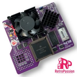 A630 REV3 Amiga A600 Accelerator 68030 - FPU - 64Mb - Purple Edition