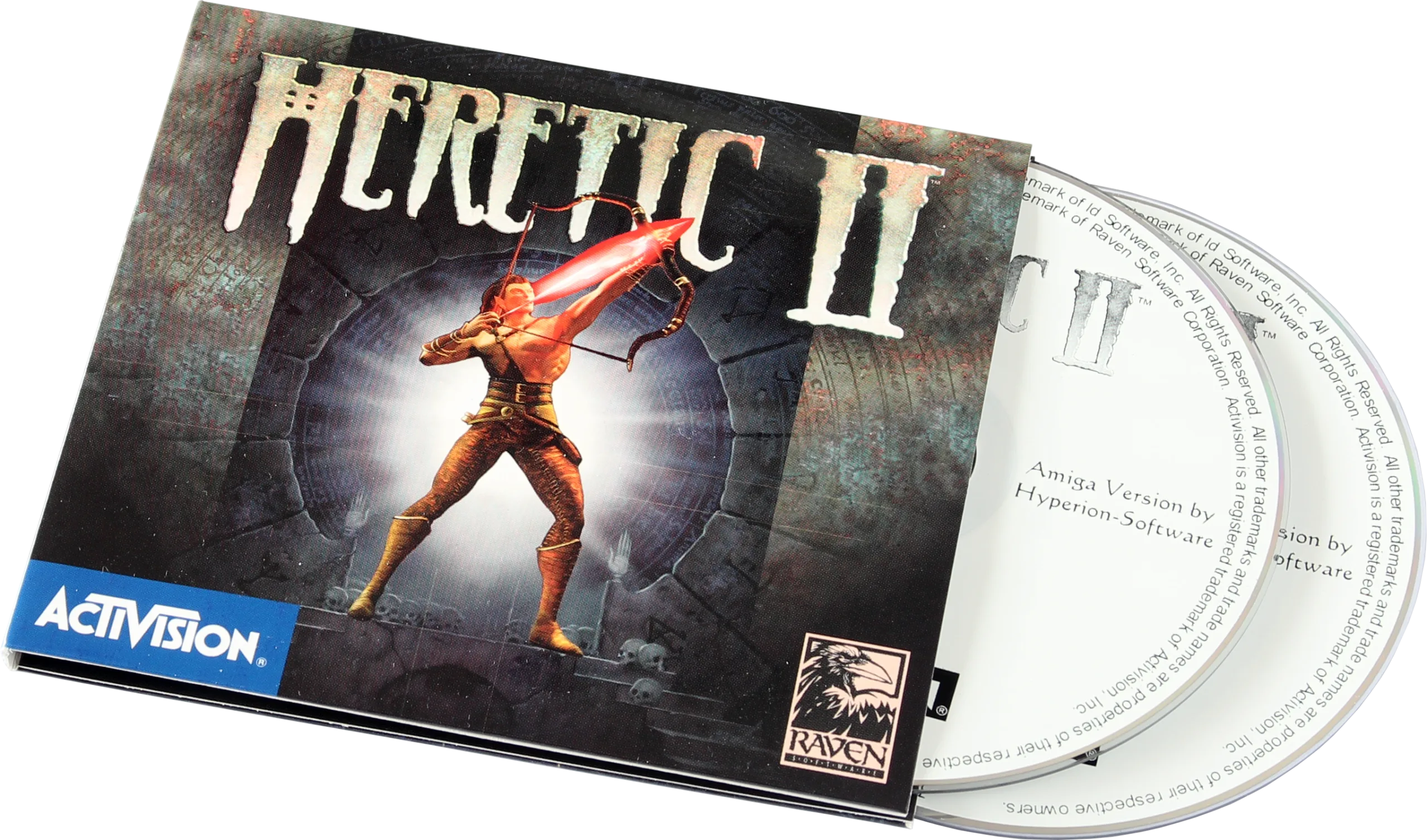 Heretic II for AmigaOS 4 full retail box Heretic II for AmigaOS 4 full retail box