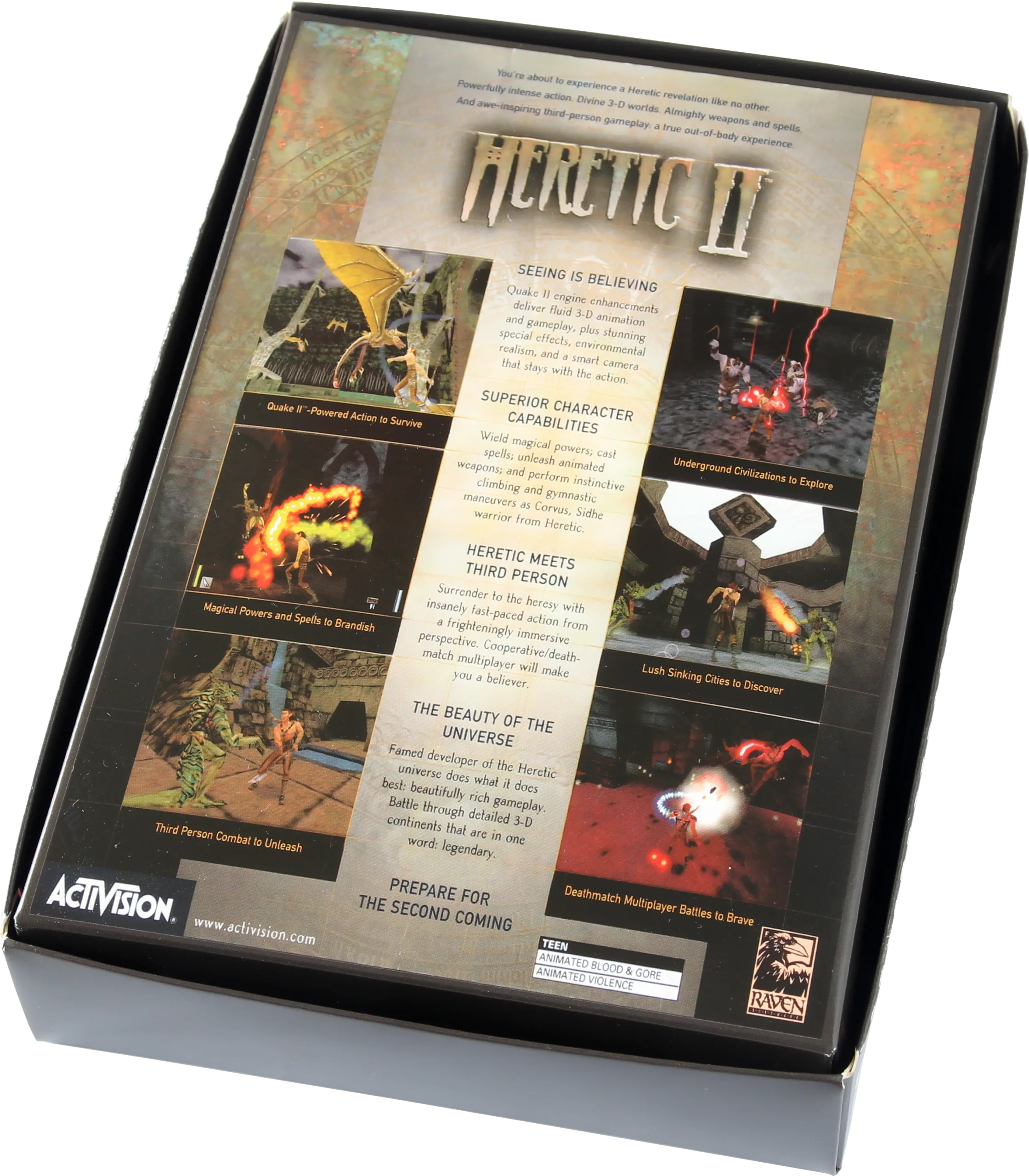 Heretic II for AmigaOS 4 full retail box Heretic II for AmigaOS 4 full retail box